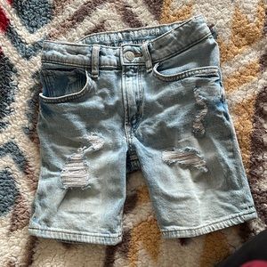 Boys distressed jean shorts H&M